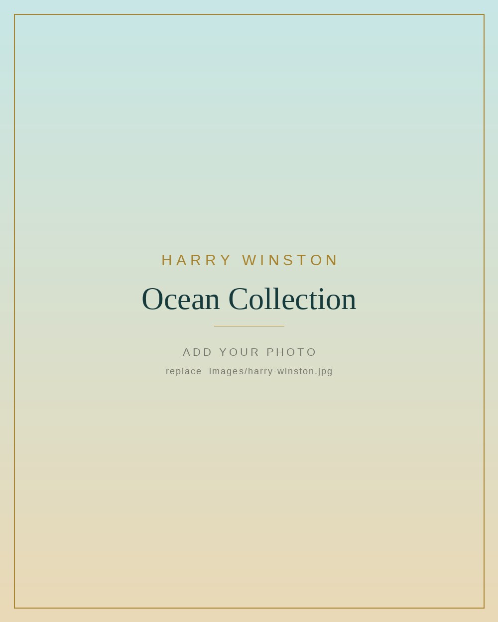 Harry Winston Ocean Collection